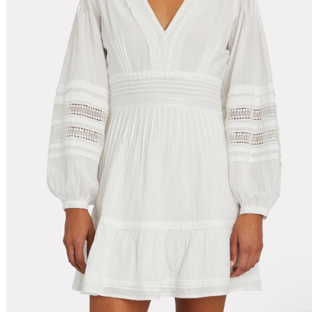 Intermix Long Sleeve Cotton Mini-Dress - Picture 5 of 7
